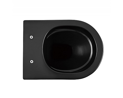 Унитаз ABBER Bequem AC1102MB подвесной черный матовый, безободковый