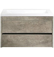 Тумба под раковину Art&Max Family-1000-2C-SO-CV подвесная Цемент