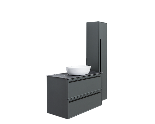Тумба под раковину La Fenice Elba Grigio TWIN серый 100