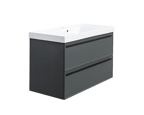 Тумба под раковину La Fenice Elba Grigio TWIN серый 100
