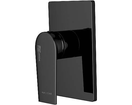 Смеситель для душа WasserKRAFT Glan 6651 Черный глянцевый