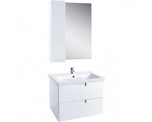 Зеркало со шкафом Bellezza Пегас 60 L 4610409002015 Белое