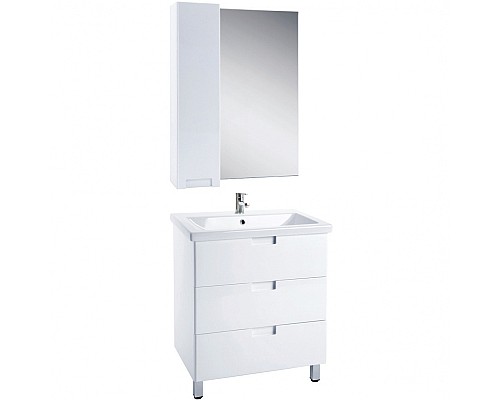 Зеркало со шкафом Bellezza Пегас 60 L 4610409002015 Белое