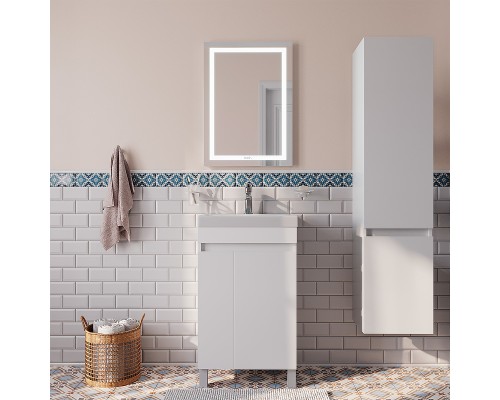 Тумба с раковиной Iddis Zodiac 50 ZOD5CDFi95K Белая