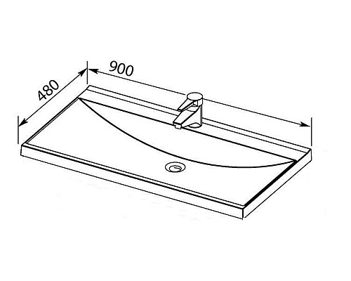 Раковина Aquanet Нота 90 284114 Белая