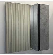 Зеркало со шкафом Comforty Эдинбург 75 00004149063 Бетон светлый