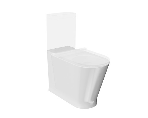 Унитаз Kerama Marazzi PLAZA Modern напольный безободковый, белый глянцевый