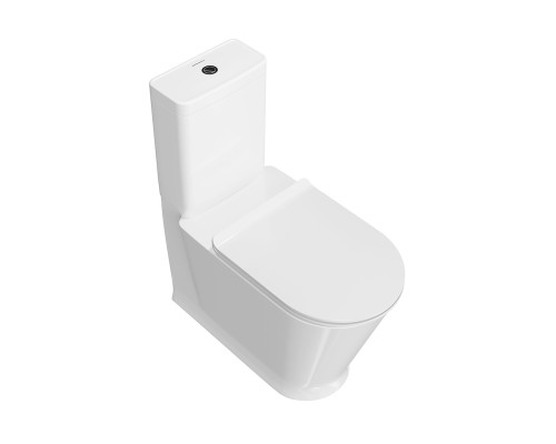 Унитаз Kerama Marazzi PLAZA Modern напольный безободковый, белый глянцевый