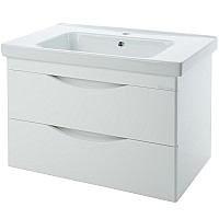 Тумба под раковину Bellezza Санриса 100 4630117270018 подвесная Белая