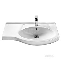 Полукруглая раковина Santek Коралл 83 1WH110225 с левым крылом