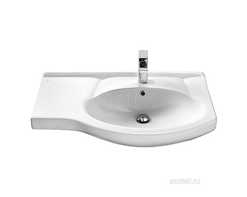 Полукруглая раковина Santek Коралл 83 1WH110225 с левым крылом