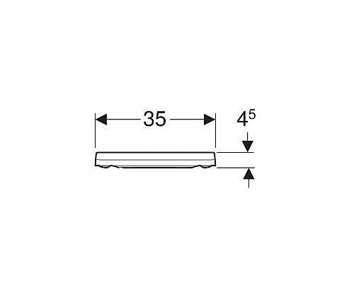 Сиденье для унитаза Geberit Xeno 500.537.01.1, микролифт, белое
