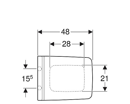 Сиденье для унитаза Geberit Xeno 500.537.01.1, микролифт, белое