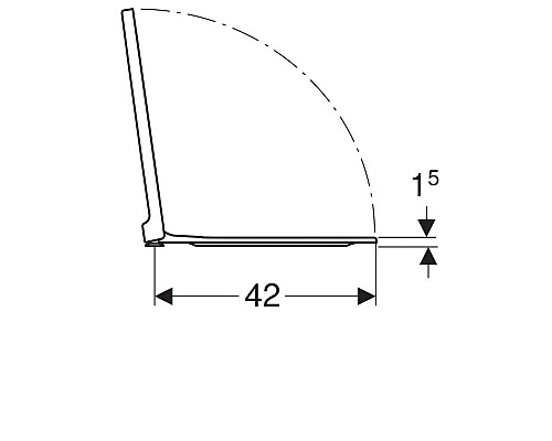 Сиденье для унитаза Geberit Xeno 500.537.01.1, микролифт, белое