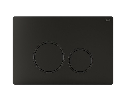 Клавиша смыва Ctesi Round BK0202122 Черная матовая