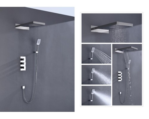 Душевая система встроенная с термостатом Timo Petruma SX-5039/00SM хром