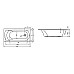 Акриловая ванна WellWant Aurora 150x70 WWVM1112W