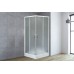 Душевой уголок Royal Bath HP 80х80 RB80HP-C с поддоном профиль Белый стекло матовое