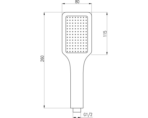 Душевой гарнитур Rav Slezak SK0009CMAT Черный матовый