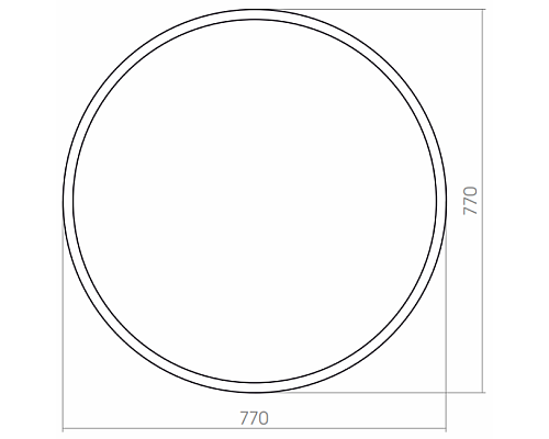 Зеркало Silver Mirrors Manhetten 77 ФР-00001425 Черное матовое