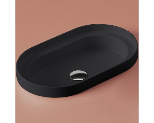 Раковина Artceram Fuori 60 TFL033 17 00 Черная матовая