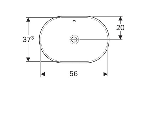 Раковина для ванной Geberit VariForm 500.728.01.2