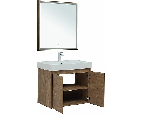 Комплект мебели для ванной Aquanet Nova Lite 75 302537 подвесной Дуб рустикальный
