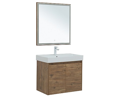 Комплект мебели для ванной Aquanet Nova Lite 75 302537 подвесной Дуб рустикальный