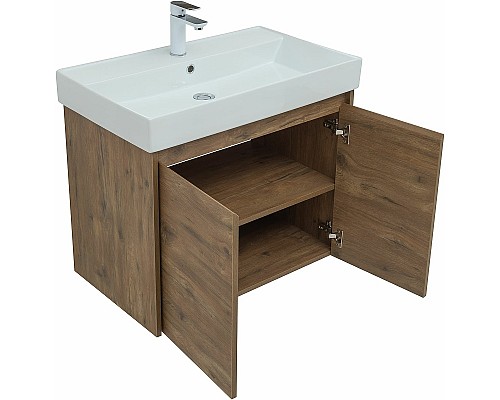 Комплект мебели для ванной Aquanet Nova Lite 75 302537 подвесной Дуб рустикальный