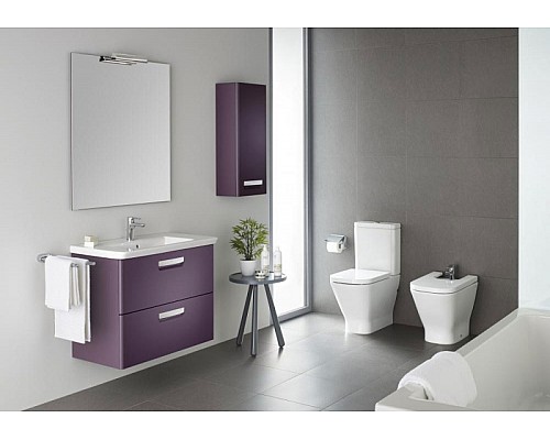 Тумба под раковину Roca The Gap 80 ZRU9302740 подвесная Фиолетовая