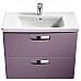 Тумба под раковину Roca The Gap 80 ZRU9302740 подвесная Фиолетовая