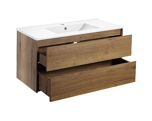Тумба под раковину Vincea Gio 100 VMC-2G100TO подвесная T.Oak
