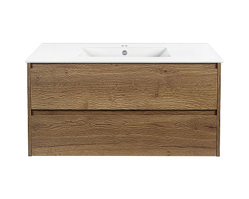 Тумба под раковину Vincea Gio 100 VMC-2G100TO подвесная T.Oak