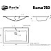 Раковина Paola Roma 75 Белая глянцевая
