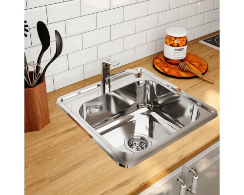 Мойка кухонная из нержавеющей стали IDDIS Strit STR48P0i77