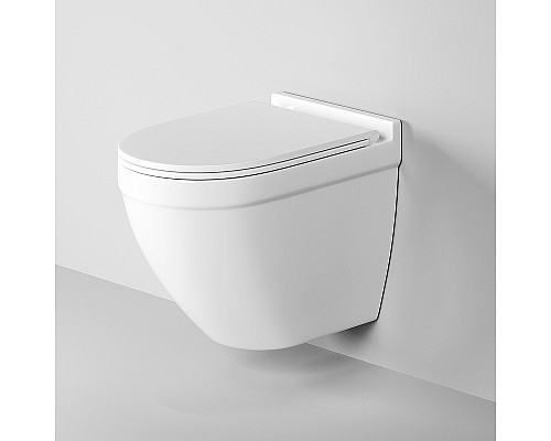 Унитаз Grossman GR-4483SQ подвесной Белый глянцевый с сиденьем Микролифт