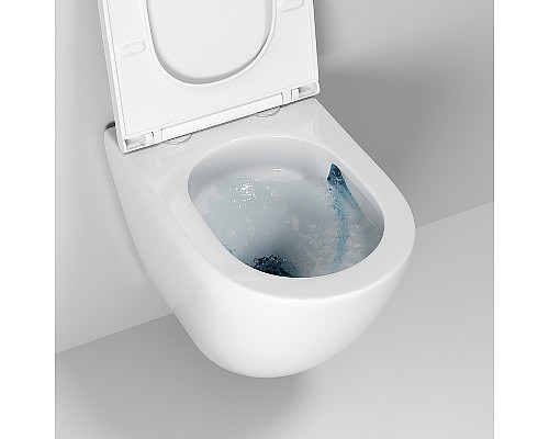 Унитаз Grossman GR-4483SQ подвесной Белый глянцевый с сиденьем Микролифт