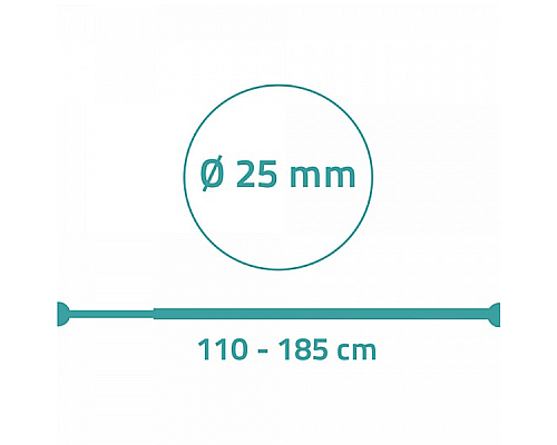 Карниз для ванны Ridder Wien 55211 Черный