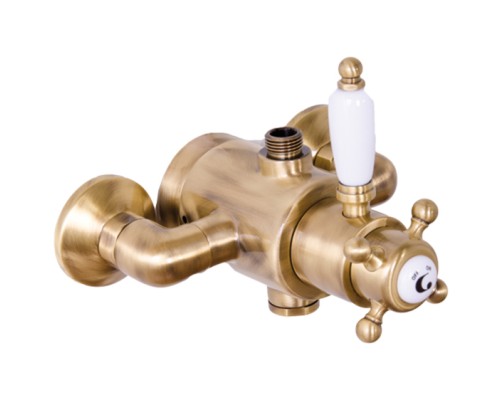 Смеситель для душа Gattoni Termostatici TSRE940V0.I br с термостатом Бронза