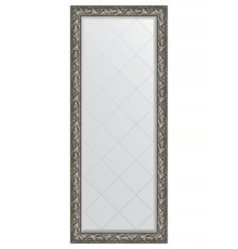 Зеркало Evoform Exclusive-G Floor 203х84 с гравировкой в багетной раме - Византия серебро 99 мм