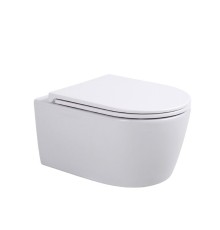 Унитаз подвесной безободковый SinteSi DANTE с сиденьем микролифт