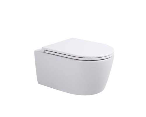 Унитаз подвесной безободковый SinteSi DANTE с сиденьем микролифт