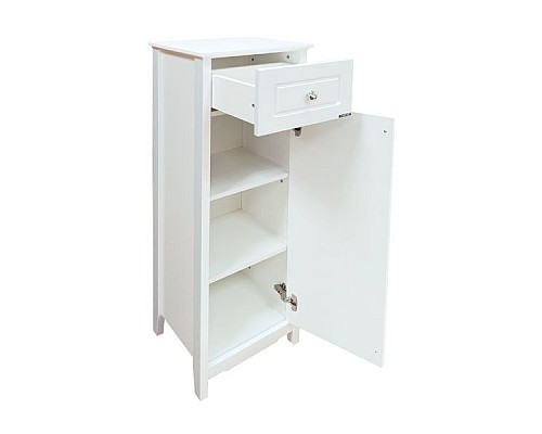 Шкаф полупенал Comforty Тбилиси 40 00003132633 Белый глянец