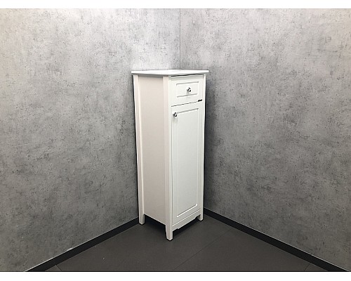 Шкаф полупенал Comforty Тбилиси 40 00003132633 Белый глянец