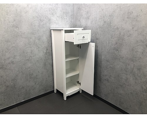 Шкаф полупенал Comforty Тбилиси 40 00003132633 Белый глянец