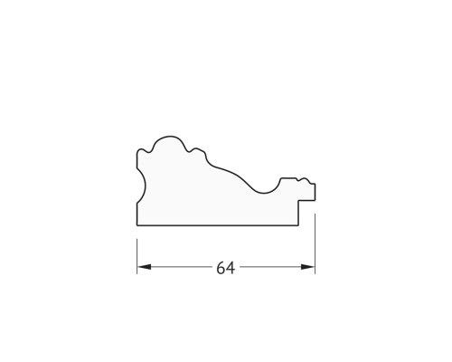 Зеркало Evoform Definite 155х75 BY 3335 в багетной раме - Версаль бронза 64 мм