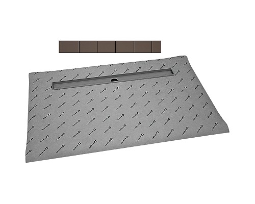 Душевая плита Radaway RadаDrain 119x89 5DLA1209A/5R095B с решеткой под плитку Basic