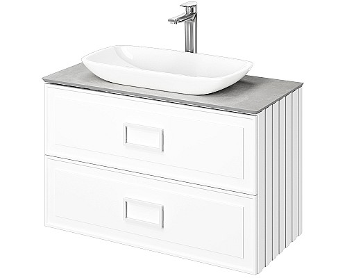Тумба под раковину Avanti Eleganta Double 100 5630 подвесная Белая матовая Тумба под раковину Avanti Eleganta Double 100 5630 подвесная Белая матовая