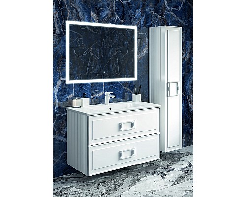 Тумба под раковину Avanti Eleganta Double 100 5630 подвесная Белая матовая Тумба под раковину Avanti Eleganta Double 100 5630 подвесная Белая матовая
