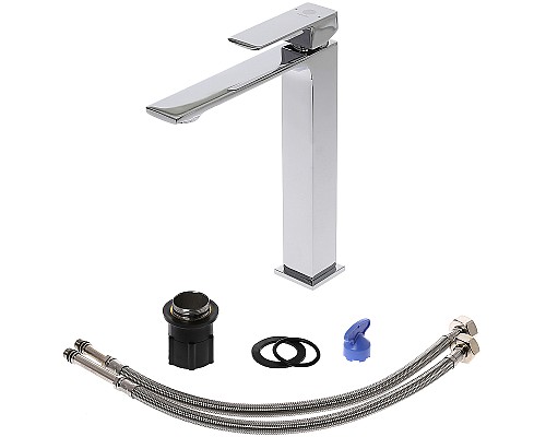 Смеситель для раковины Orange Lutz M04-121cr Хром